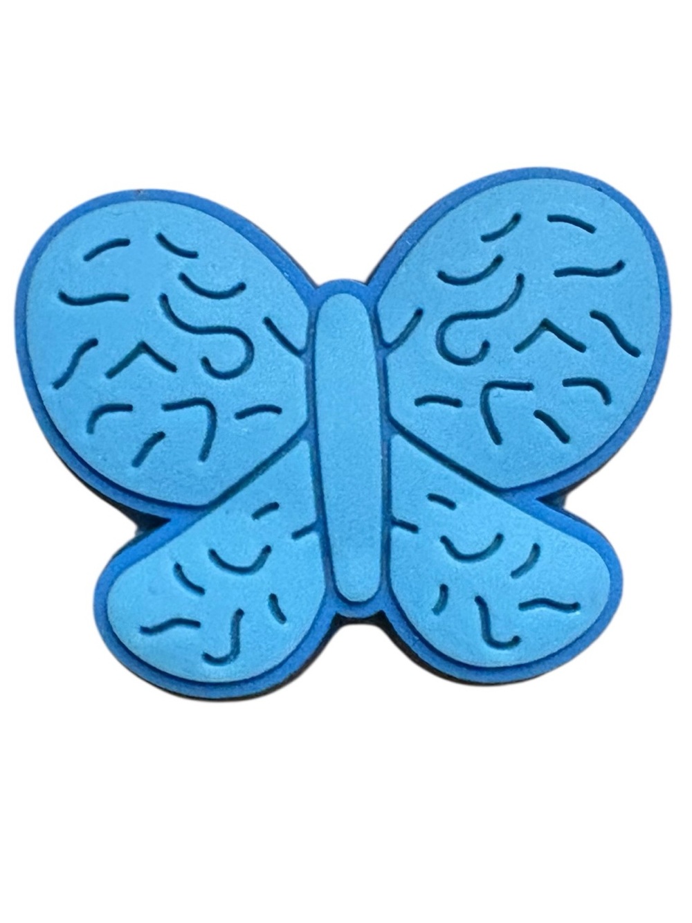 Blue Butterfly Croc Charm